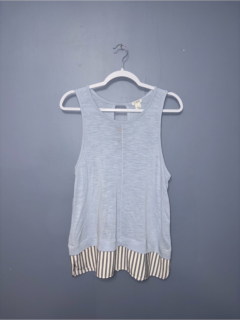 J. Crew | Blue Striped TankTop